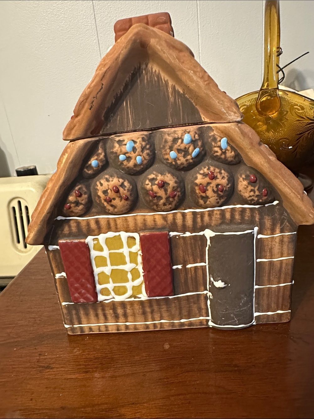 Stanley Brown Gingerbread House Cookie Jar